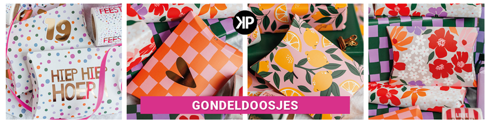 gondeldoosjes, geschenkverpakking, pillowbox